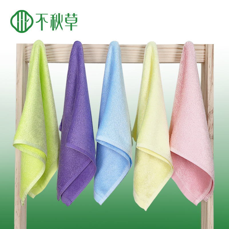100% Bamboo Fiber Square Towel for Face Washing, Bamboo Charcoal, Baby, Adult, Children, Household Use, Class A, Antibacterial, Deodorizing, Water-Absorbent