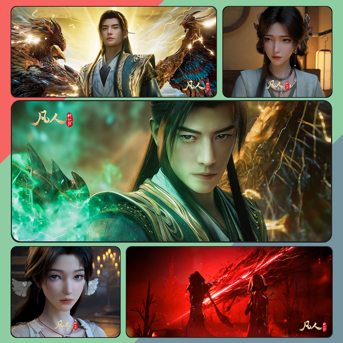 Customized mouse pad around Mortal Comics