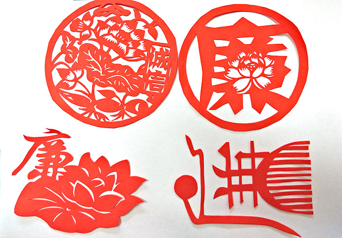 Yihua Clean Paper-cutting Qingzheng Qing is in de qinglian in Zhizheng Qingfeng new products can be customized hand-engraved paper