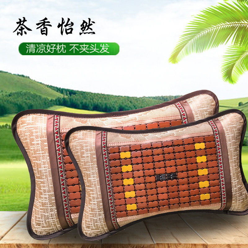 Bamboo Cool Pillow Single Pillow Student Pillow Student Pillow Vine Tea Mat Ice Silk Pillow Inner adults Summer summer cool and cool pillow