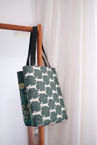 Moumo South Independent Studio All Kawamaki Wool Embroidery Running Rabbit Vertical single shoulder bag