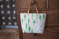 South independent studio Mina Mina perhonen one day forest mini tote bag