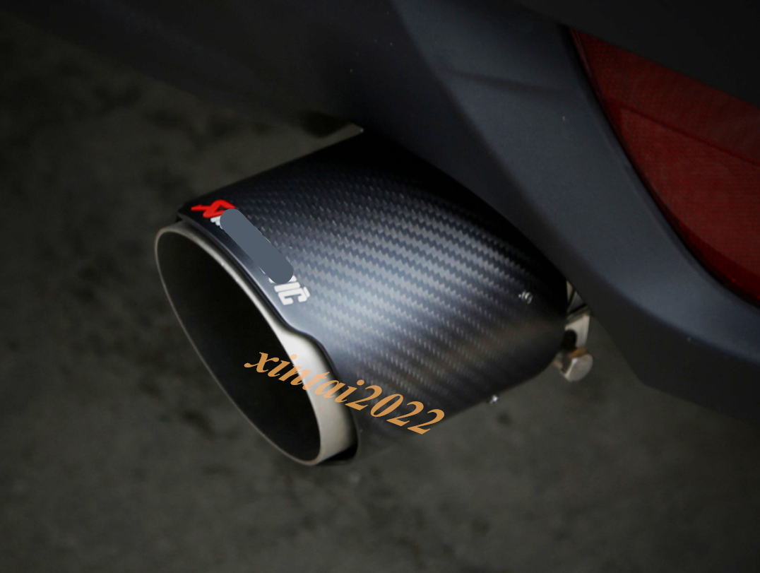 Carbon Fiber Rear Exhaust Muffler Tip End Pipe Fit For Mazda CX5 CX5