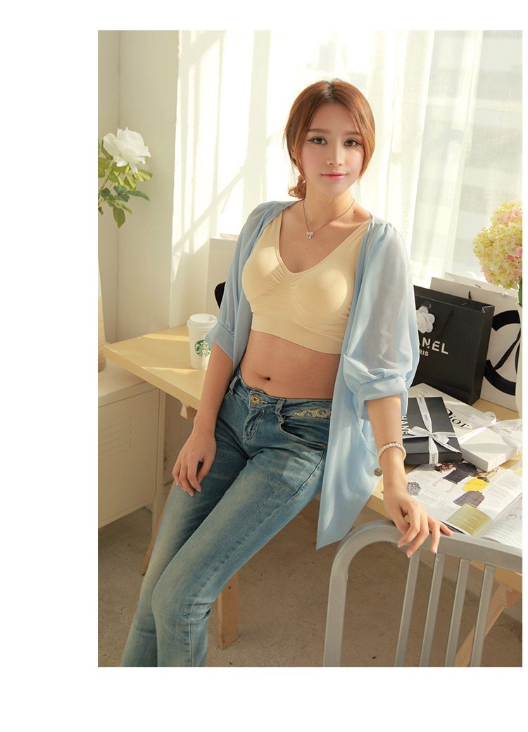 Trung niên và mẹ già mở rộng dây đeo vai áo ngực nữ nhà thoải mái kích thước lớn đồ lót liền mạch nữ sinh buông ống nhẹ áo lót bigsize