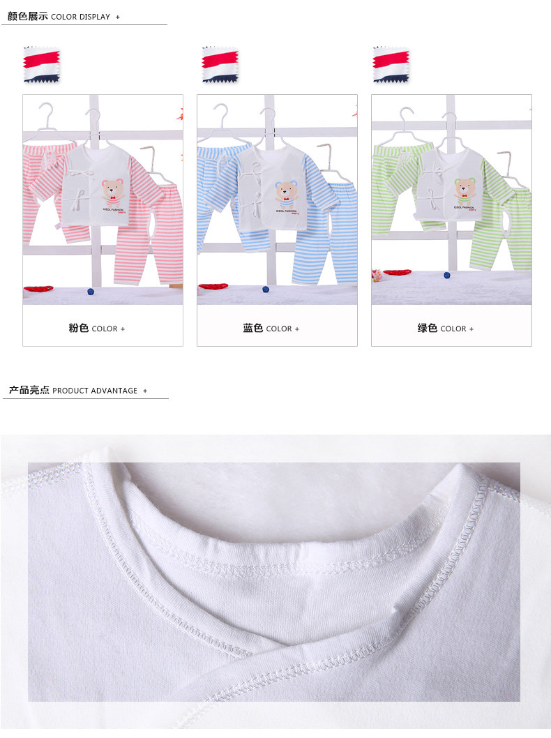 Coffret cadeau pour bébé - vêtements ICEOL Trois pièces - Ref 1957988 Image 12