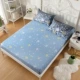 Bông khăn trải giường giường công thức Li một đơn mảnh giường gác 1,5m bụi 1.8m bông vỏ bọc cho một chiếc giường làm bằng séc giường - Trang bị Covers ga chun trải giường	