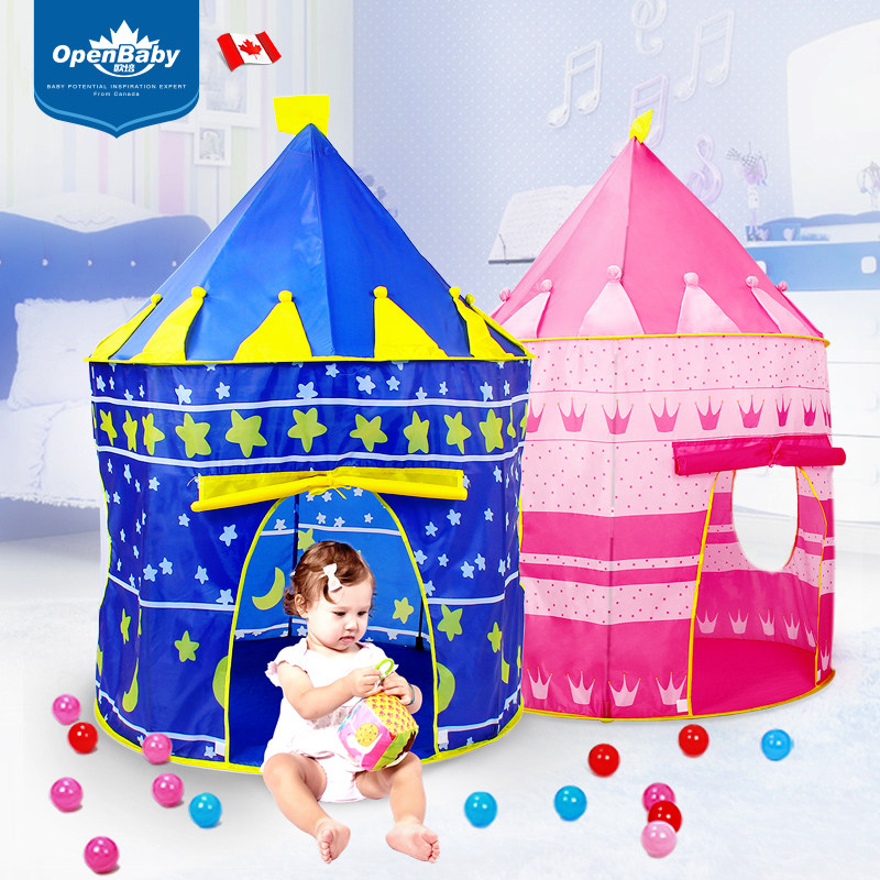 Eu Peddler Tents Children Indoor Girls Games Castle Toddlers Toys House Mongolia Bags Home Passbook Fold Outdoor