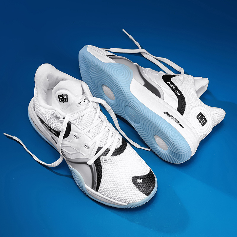 Iverson Shadow 1 Generation Actual Game Outdoor Basketball Shoes 2026 Spring and Autumn New Wear-Resistant Low-Top Guard Sports Shoes for Men
