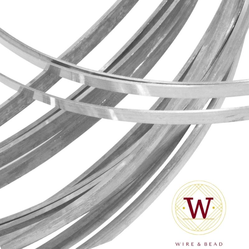 925 rectangular silver wire wire semi-hard pure silver wire winding string bead bracelet earrings ring mesh bag pendant pinched