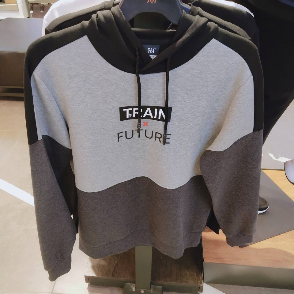 Mùa xuân 2019 mới 361 độ nam màu sắc phù hợp với áo len thể thao trùm đầu - Thể thao lông cừu / jumper áo hoodie trơn