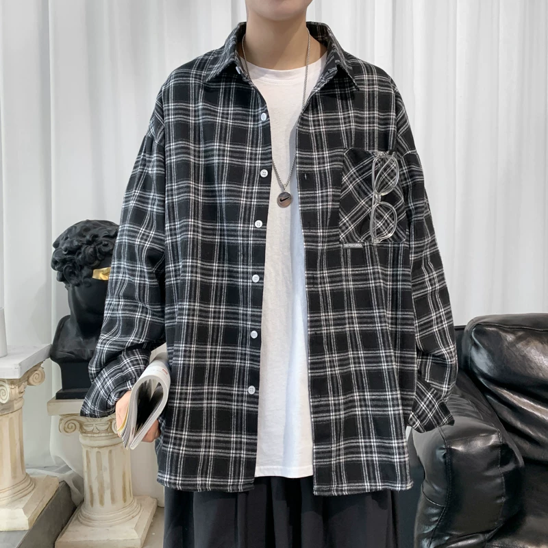 Retro shirt, oversize, size
