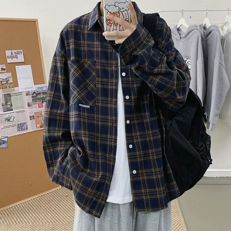 Retro shirt, oversize, size
