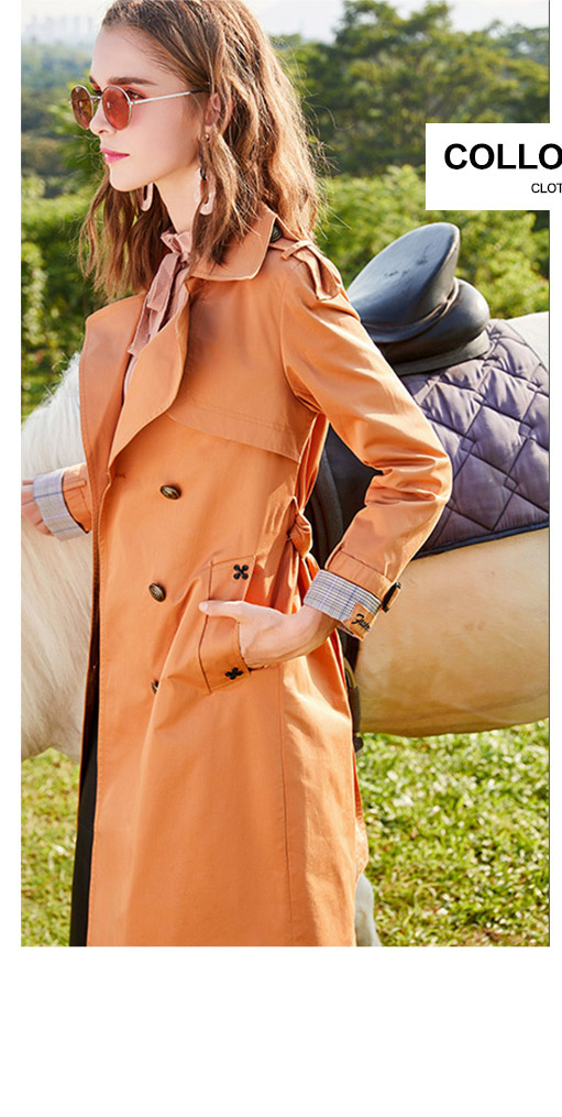 Trench pour femme en Coton - Ref 3226929 Image 31
