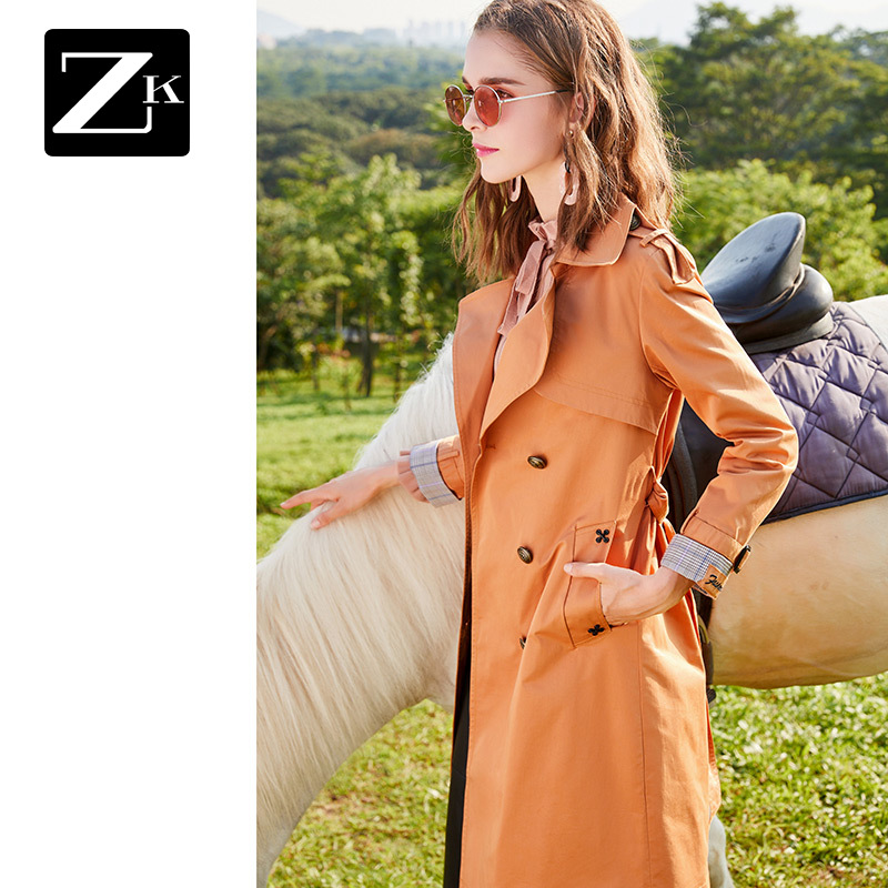 Trench pour femme en Coton - Ref 3226929 Image 1