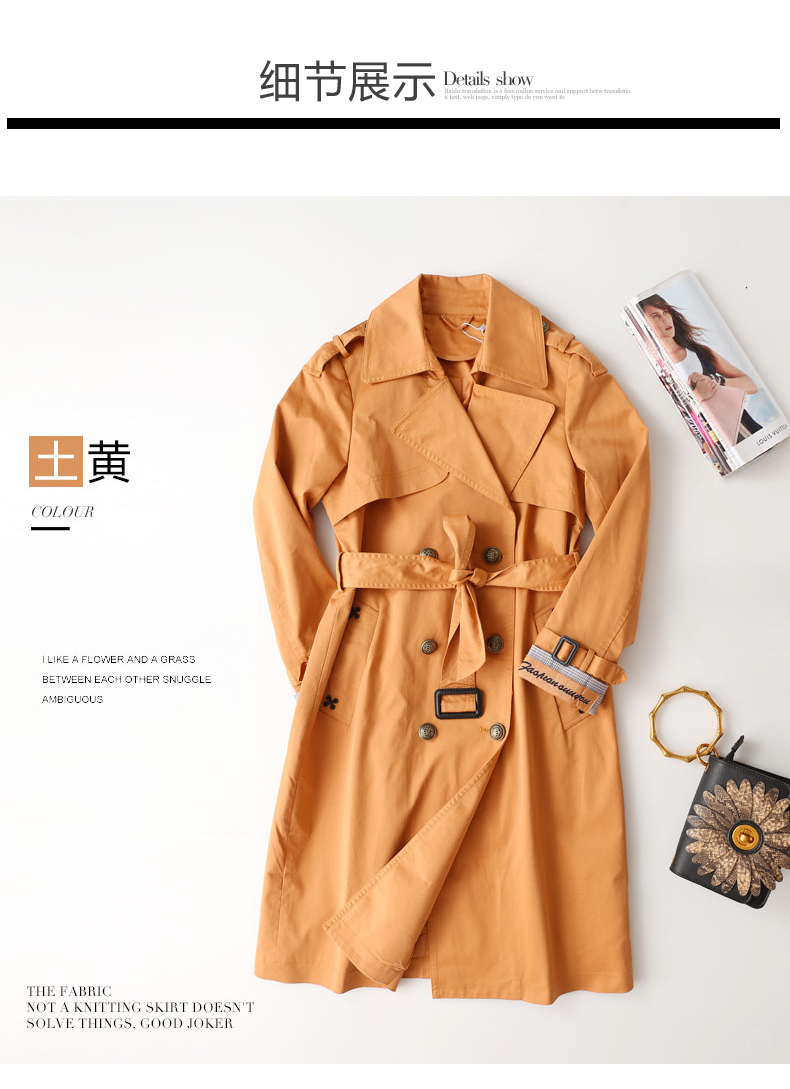 Trench pour femme en Coton - Ref 3226929 Image 35