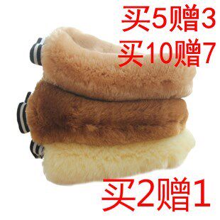 100% artificial plush pure wool imitation fur upper light wiping car gloves carwash with wax gloves