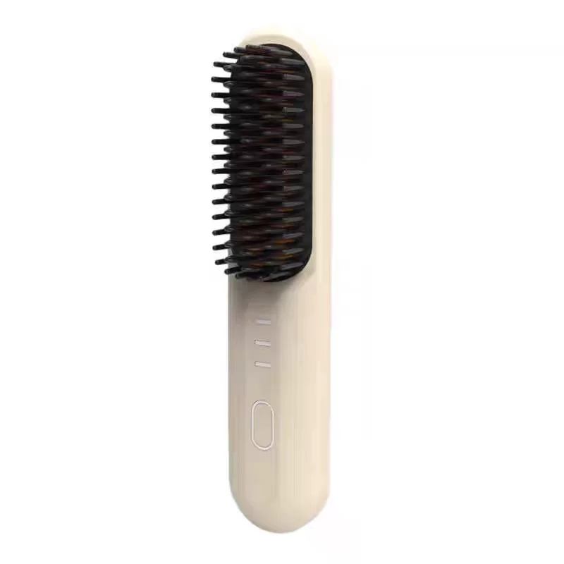嵘盛天创 4th Generation Wireless Multifunctional Hair Straightening Comb Home Straight fluffy Constant Temperature Portable Comb Straightening Does Not Damage Your Hair
