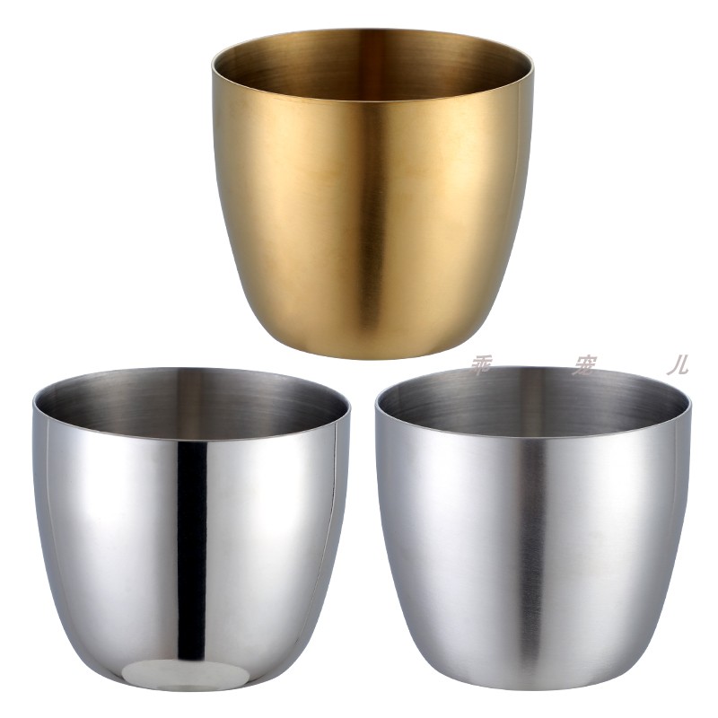 304 stainless steel water glass West dining Korean style cup simple classic mug coffee milk tea drink cup