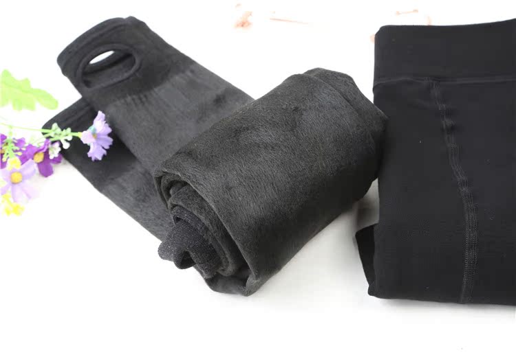 Sản phẩm mới 2018 thu đông mặc quần legging ấm áp cho nữ skinny chân lông mượt dày bước quần quần cashmere cashmere mỏng vớ adidas