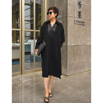 The urban elite is a strong Avenue in the sense of laziness thick material large version of the medium and long dress