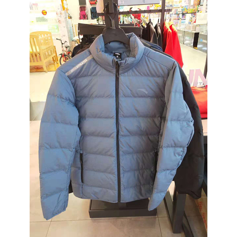 Anta down jacket nam 2018 mùa đông mới đứng cổ áo thời trang thể thao ấm áp áo khoác nam 15847951 áo phao lông vũ uniqlo