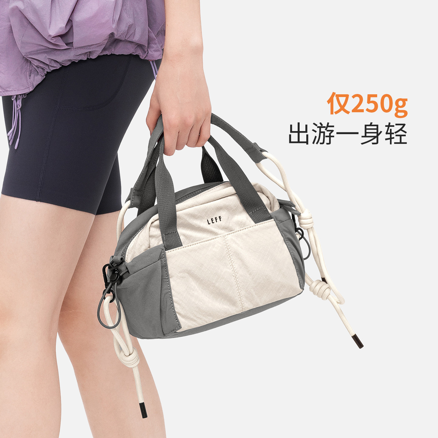 Laifu Women's Crossbody Bag 2026 New Lightweight Outdoor Canvas Handbag Nylon Daily Commute Shoulder Bag - Thumbnail 4