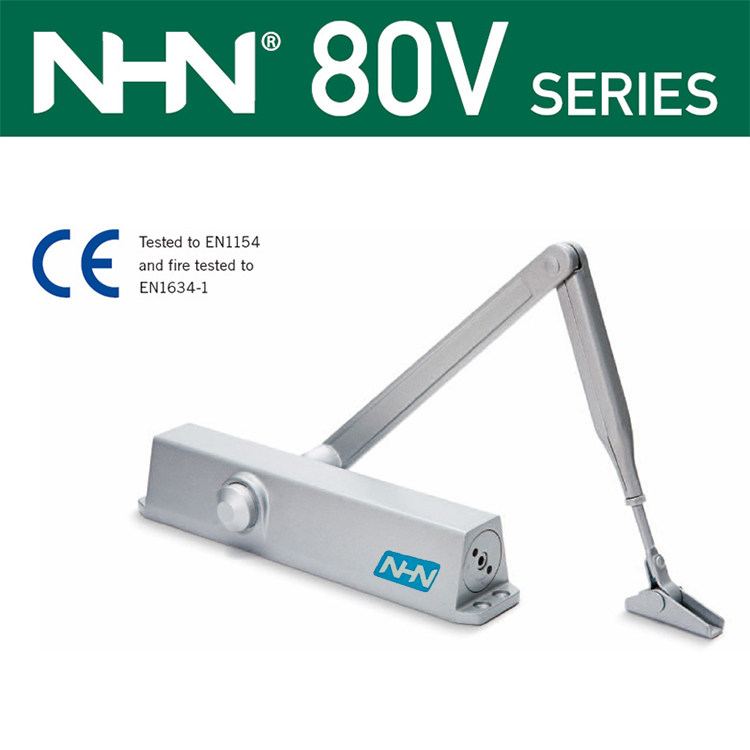 Japan imported Daihatsu NHN 83V type 80V SILVER surface-mounted hydraulic buffer door closer KENWA JAPAN