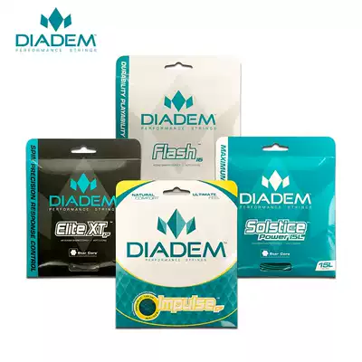 Diadem King Power Solistice Power Elite X Flash Polyester Line Tennis Line Angular Rotation