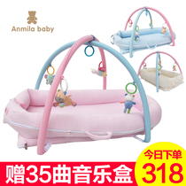 Baby newborn baby anti-shock waking up padding spitting slope mattress pacifies sleeping artifact