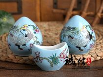 Thrush small chicken heart Cup bird jar bird food tank water bowl Cup bird cage bird accessories thrush Tianjin