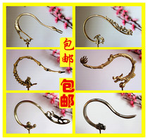 Thrush bird cage hook lark brass hook pure copper thrush hook stainless steel bird cage adhesive hook bird cage accessories