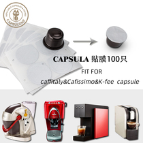 Film for caffitalyCafissimoK-fee coffee capsule capsule coffee machine 100