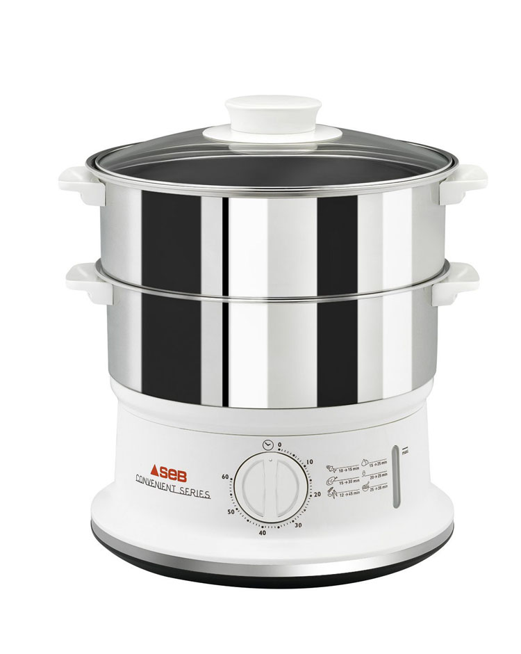100% German imported Seb VC145100 stainless steel steam steam resistant steam cooker 24cm capacity 6L spot