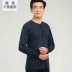 Giải phóng mặt bằng! Thêm phân bón để tăng áo len giữ nhiệt cho người trung niên và người già bộ dài tay nữ trung niên Phù hợp với nóng lên