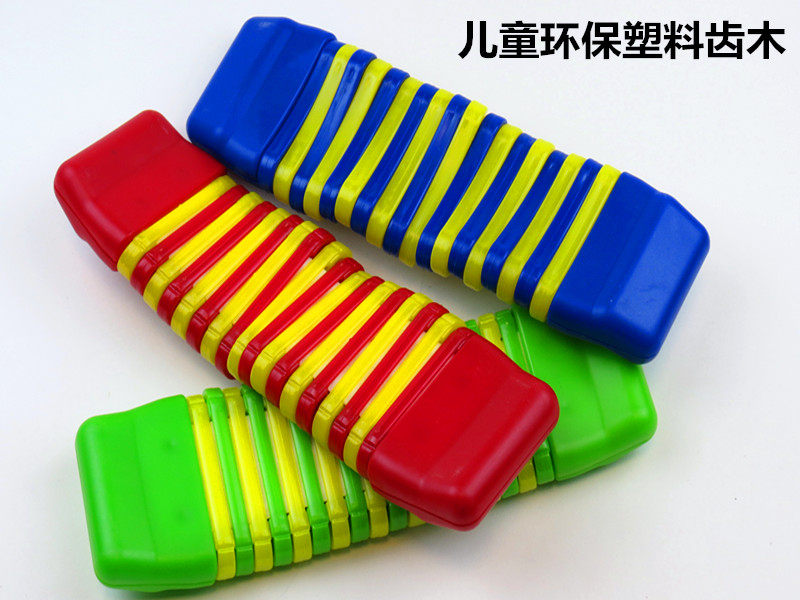 Young teaching Puzzle Toy Sounding Board Kindergarten School Percussion Instrument Orf Music Teaching Aids Plastic Teeth Wood