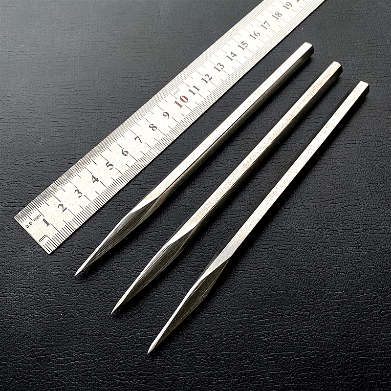8mm thick dragon squamous steel flying needle darts darker flying needle darkware to practice the incense flow flying needle tea needle Little Li Feilly
