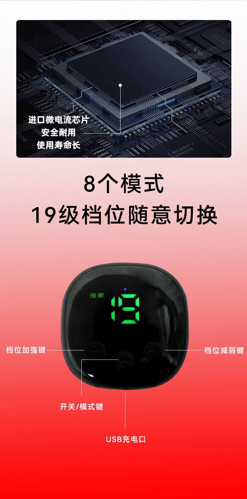 ems微电流穿戴健身仪 瘦肚子练腹肌神器ems电脉冲提臀裤修复妈妈臀练马甲线健身黑科技