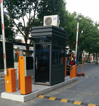 Factory direct residential property doorman security booth outdoor mobile booth parking lot toll booth custom mobile