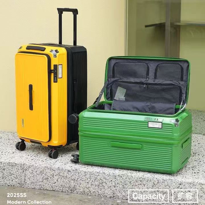 Side-Opening Expandable Large-Capacity Suitcase 28inch Flip-Top Trolley Case Pc Carry-On Suitcase 2025 Premium Luggage