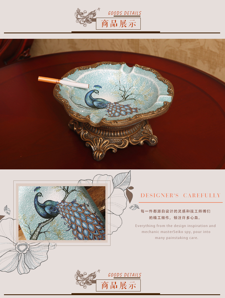 American fruit bowl ceramic creative home furnishing articles ornaments continental plate tissue box sitting room tea table three suits for