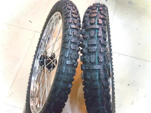 Jialing Great Cabbage Zongshen 125GY Cross-country Locomotive Front Disc Brakes Rear Drum Brakes Wheel wheel set assembly