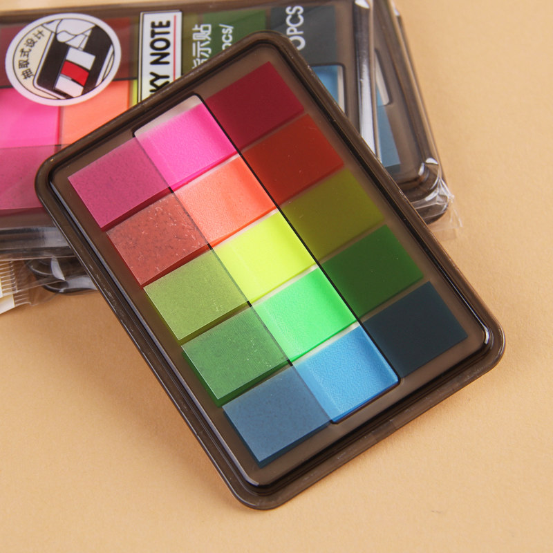 New Hobby Fluorescent Film Indication Tags (Extraction Box) Classification sticker convenience post Pepsi sticker 66953