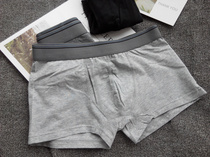 Mens pure cotton underwear boxer large size breathable sweat-absorbing sexy youth loose boxer briefs Cotton mid-waist front opening