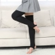 Mùa thu và mùa đông cộng với quần legging nhung qua tất đầu gối set đồ nữ chống trượt kap độn không thể giữ ấm chân cũ lạnh ống dài quần tất nữ