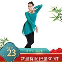 Modern Dance Suit Netting dresses Ballet body Dance Body Exercises for adults Female folk dance Classical Dance Dress Long Sleeves