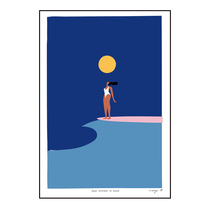 )) summers) The superficial summer designers retro Popwind Home Decorative Poster Holiday Series