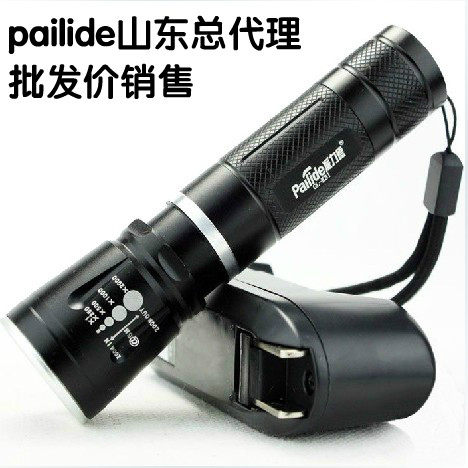 Volume Large RFQ force Deed GL-K31 Intense Light Flashlight Far Shot Telescopic Zoom Waterproof Mini Super Bright Mark matching box