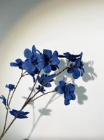 Любите прикосновение "Klein Blue" Симуляция цветочная лилия из модели шелковой цветы долины, раскритиковать синий свет роскошные фальшивые цветы