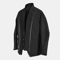 NOSUCISM 2020 A W soft shell Scout zipper hidden MOLLE system multi-bag standing collar robe