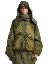 HAMCUS Quilted pyra-hood jacket SP